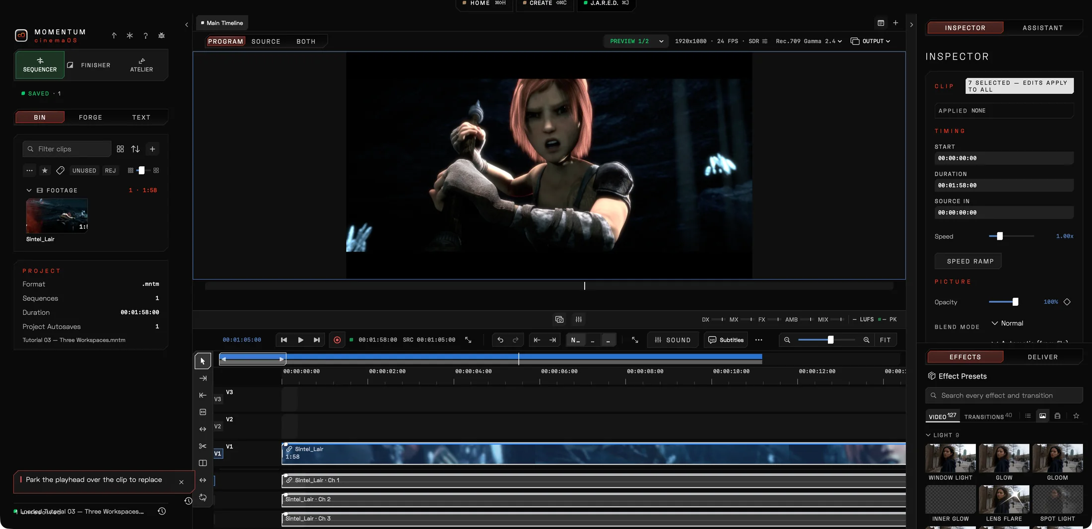 cinemaOS: Make the cut